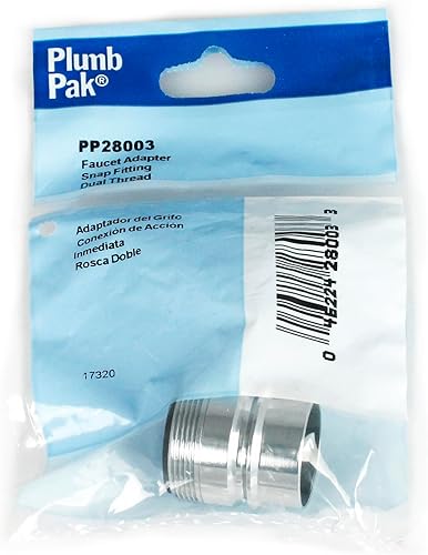 Miniatura 5 de Plumb Pakak PP28003, adaptador de llave de rosca doble y acople a presión