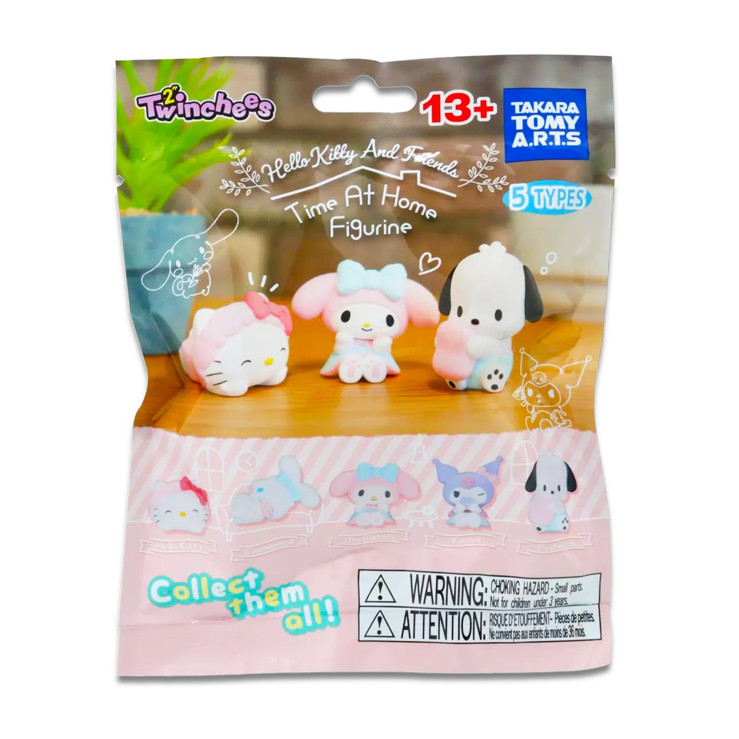 Hello Kitty Time at Home Figures Blind Bags Set - 3 Pack Sanrio