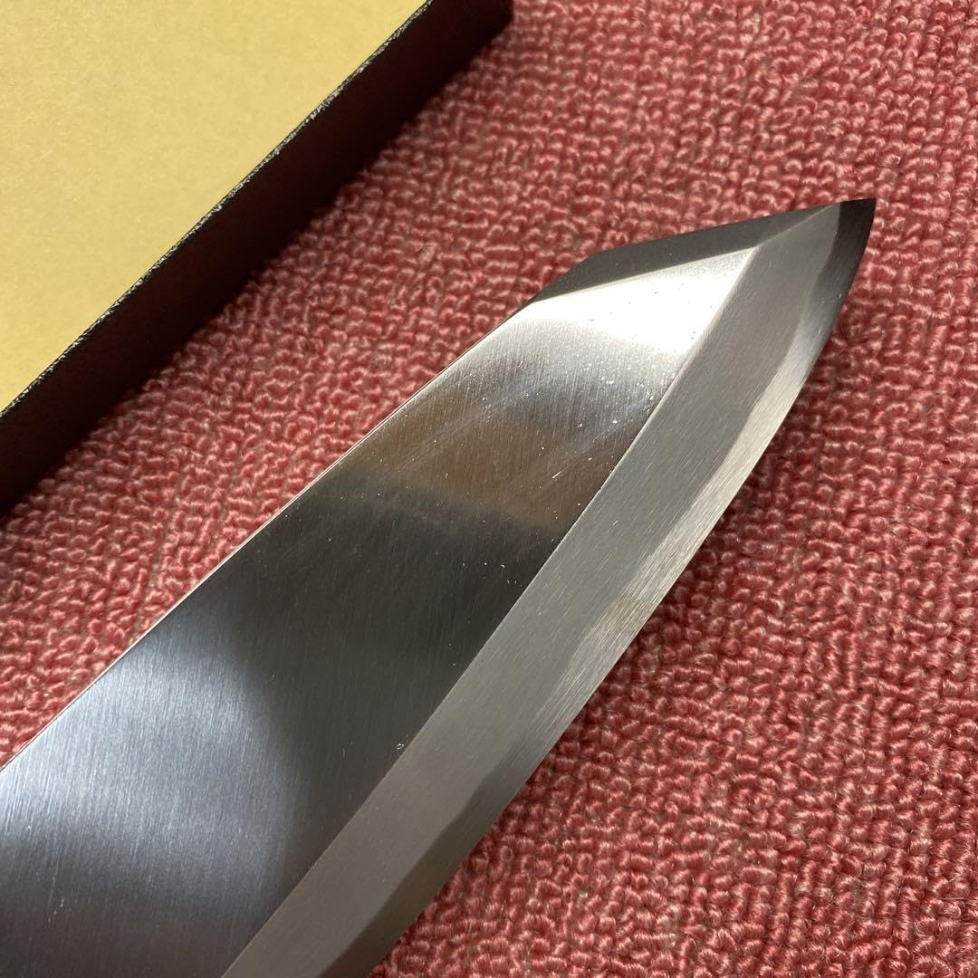 青二鋼勘所切付型出刃包丁180㎜6寸