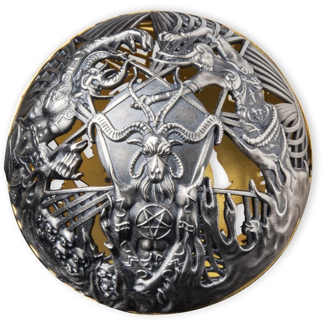 TREASURE WORLD COLLECTIBLES Heaven Hell 2 Oz Silver Coin