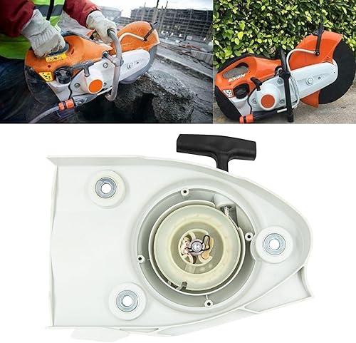 Miniatura 3 de 4238 190 0300 Conjunto de arranque de retroceso para piezas de sierra de hormigón TS410 TS420 TS480i TS500i Stihl, reemplazar 4238 190 0301, 4238