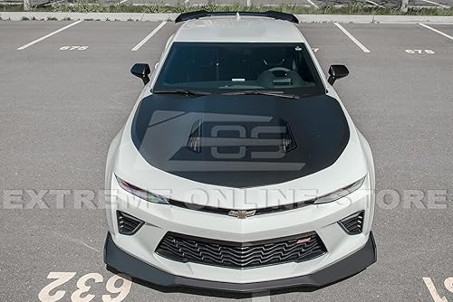 Miniatura 2 de Extreme Online Store Repuesto para modelos Chevrolet Camaro SS 2016 actuales  ZL1 1LE Style Parachoques delantero inferior Divisor de labio