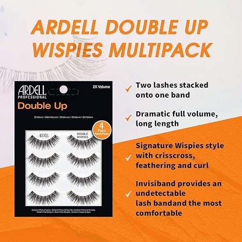 Miniatura 3 de Ardell Double Up Wispies 4 pares