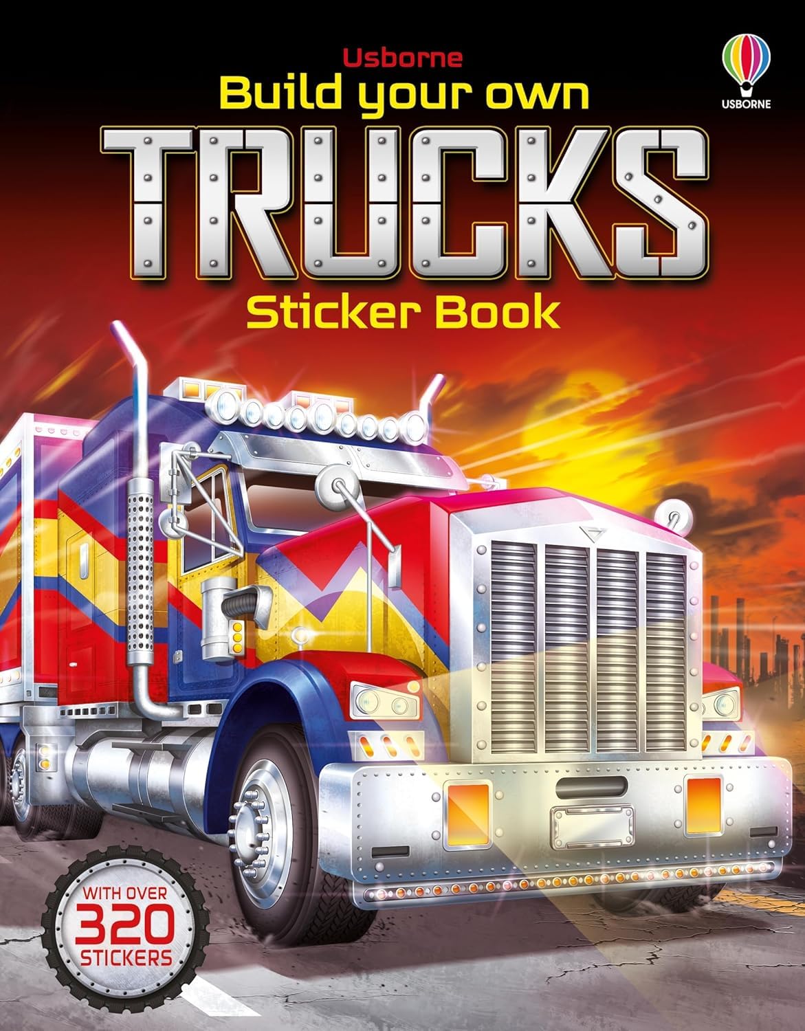 Usborne GB Build Your Own Trucks Sticker Book