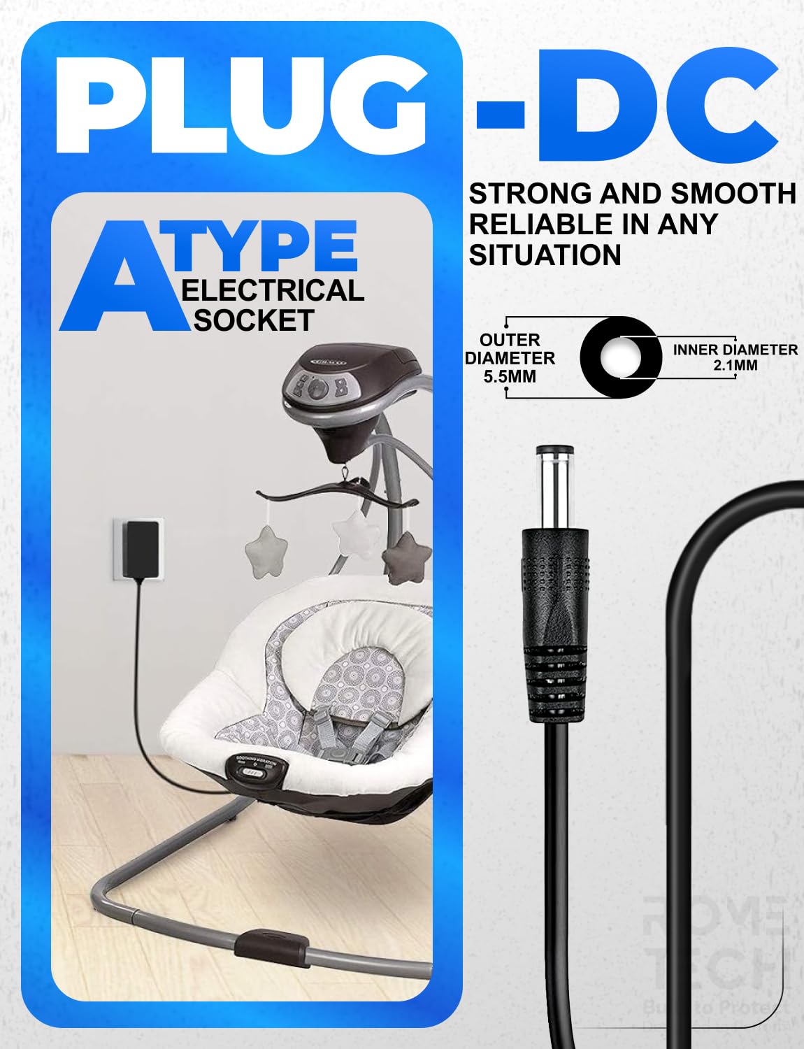 Cable Fisher Price Swing Ac Adapter Mixyaceh 6V Baby Swing Power