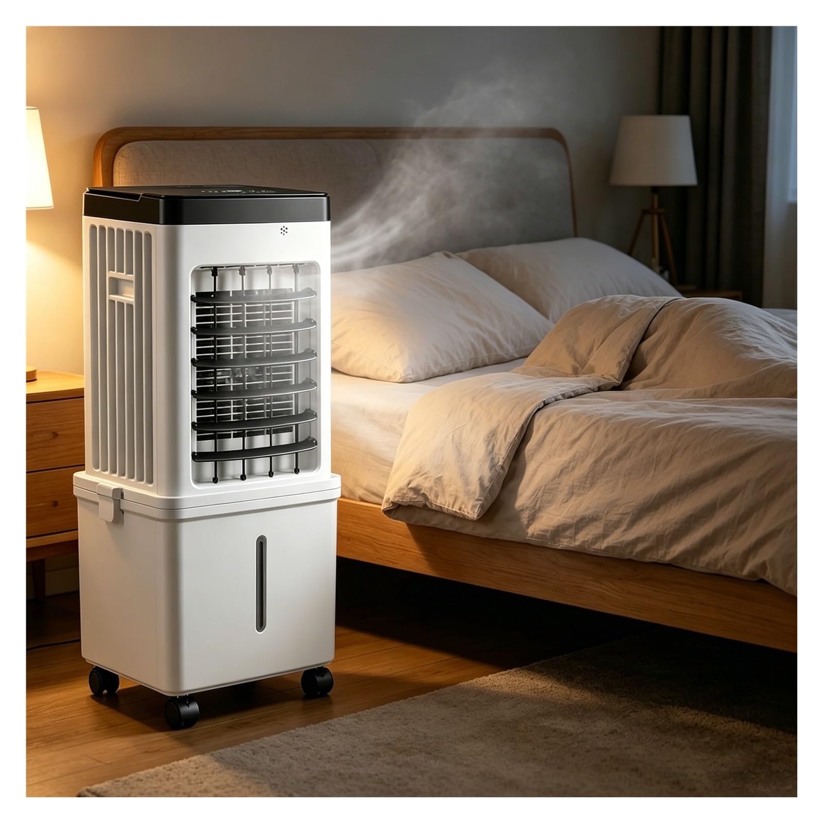 SRNSAEB Cooling Cooler, Windowless Air Conditioner w/ 3 Speed & Water Tank