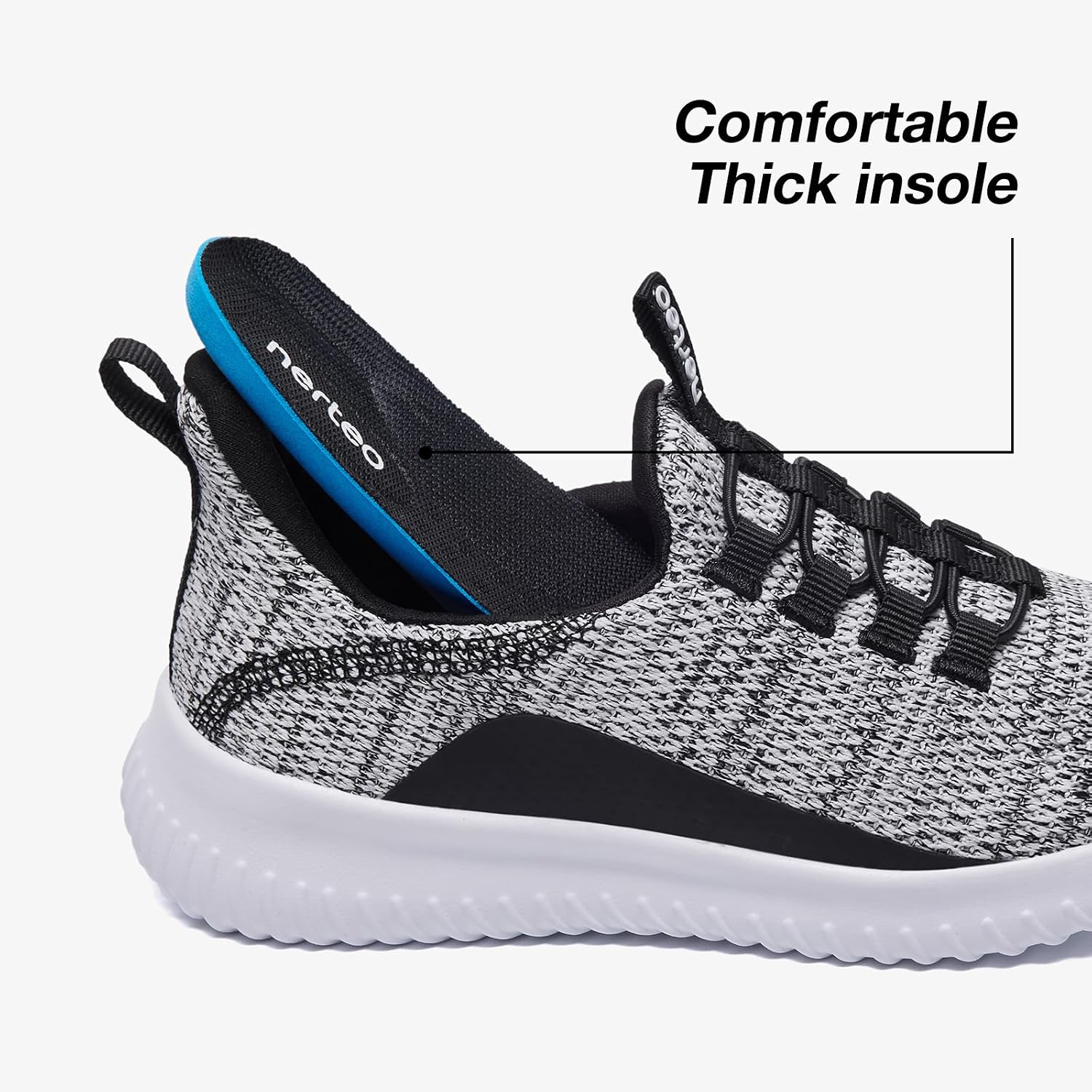 nerteo Boys Girls Sneakers Kids Hands Free Slip On Lightweight Breathable Walking Running Tennis Athletic Summer Shoes for Little/Big Kid
