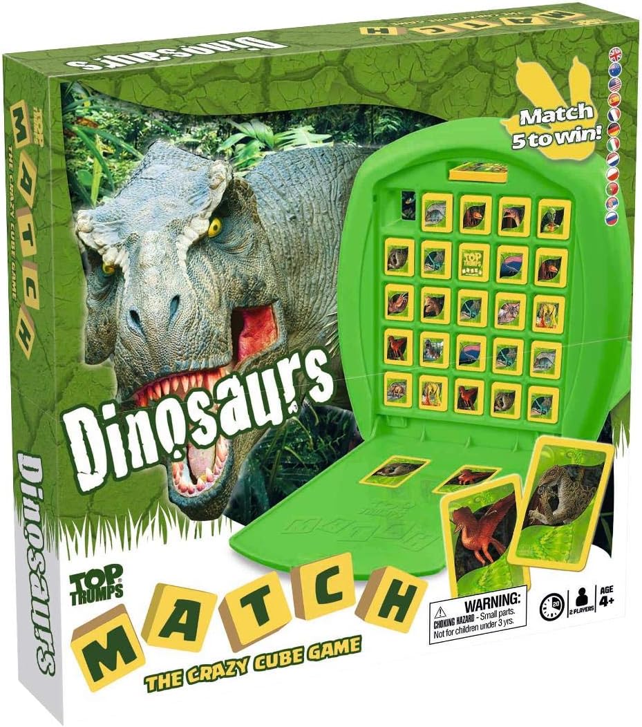 Winning Moves Top Trumps Match Dinosaur, 035804