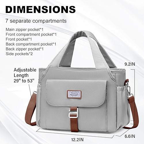 Miniatura 6 de Bolsa de almuerzo para hombres y mujeres, lonchera grande aislada, bolsa de almuerzo a prueba de fugas para adultos, bolsa de almuerzo reutilizable