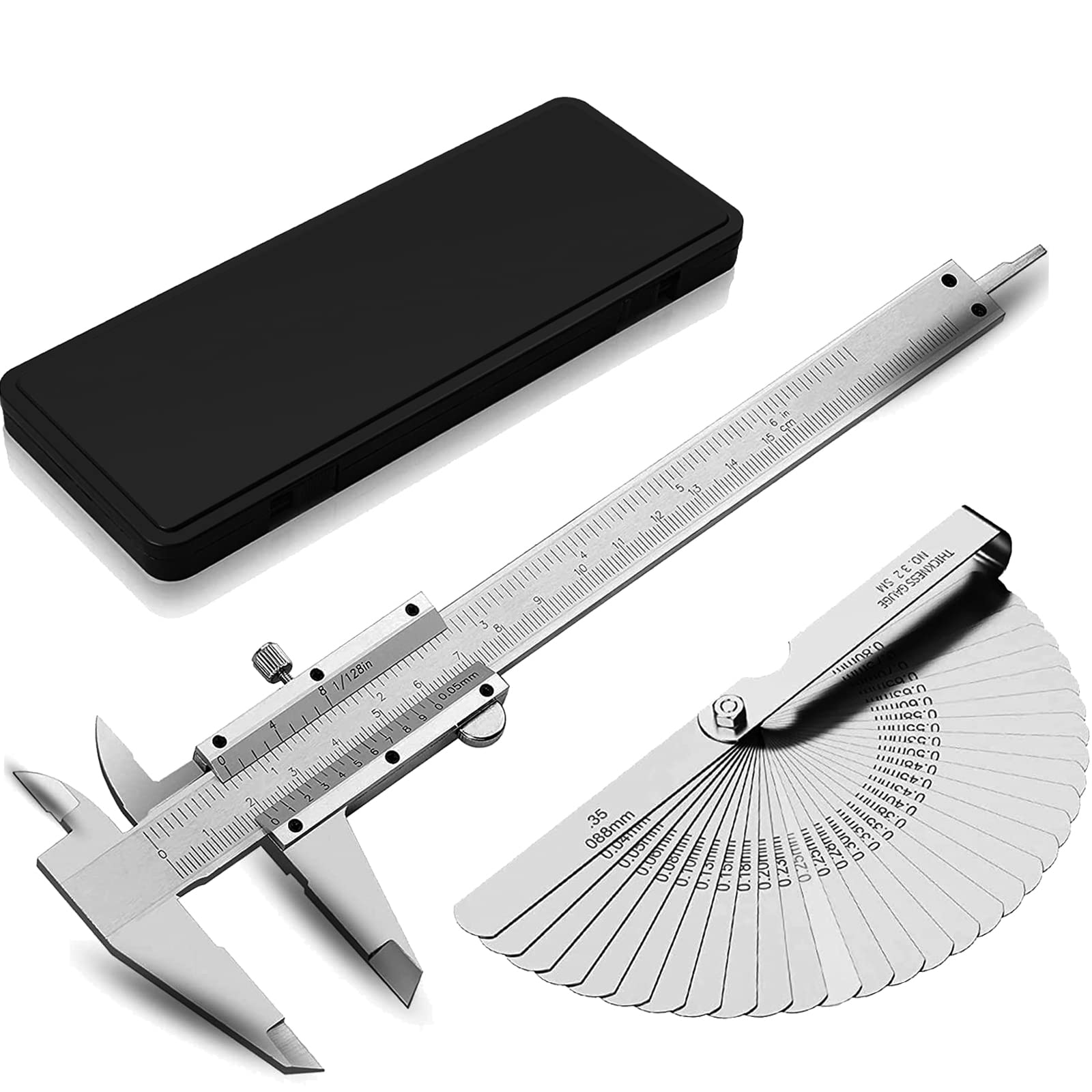 Buy eSynic 150mm 6 Inch Vernier Caliper Stainless Steel Vernier