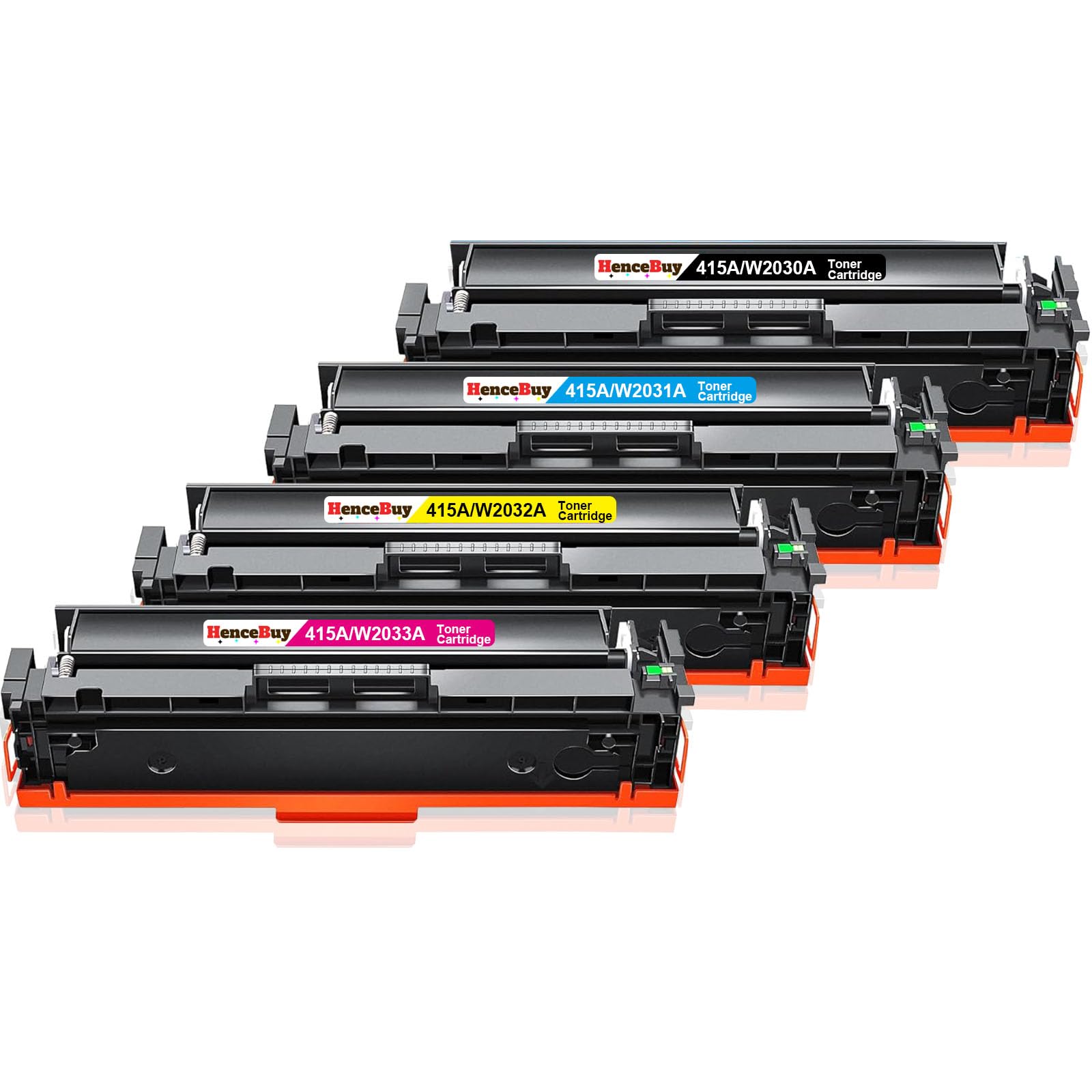 Kasety z tonerem 415A wielopak kompatybilny z HP 415A 415X dla Color LaserJet Pro MFP M479fnw M479fdn M479dw M454dn M454dw M479 W2030A W2031A W2032A W2033A czarny cyjan żółty Magenta