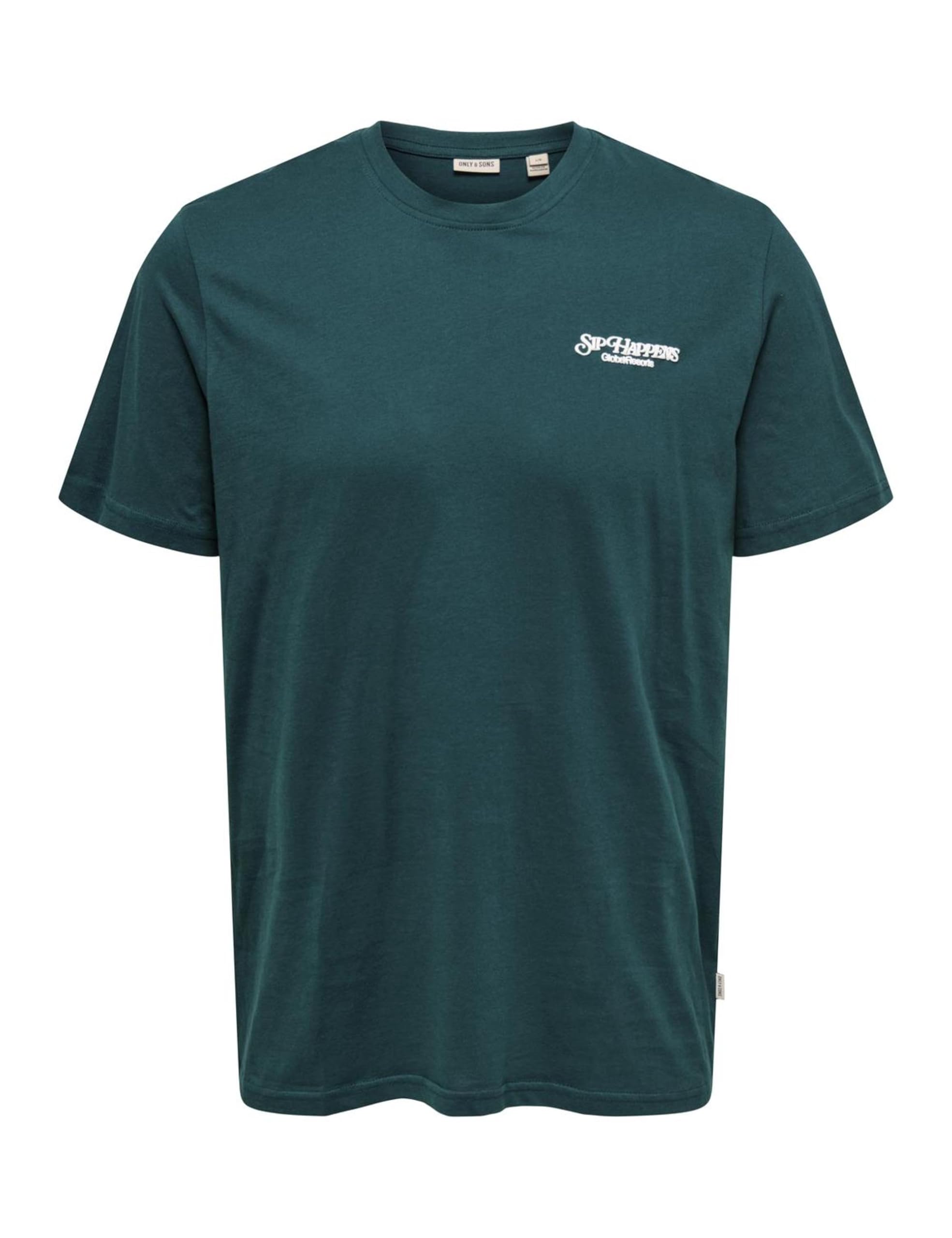 ONLY & SONS Onschris Life Reg SS Tee, Dark Sea, XL