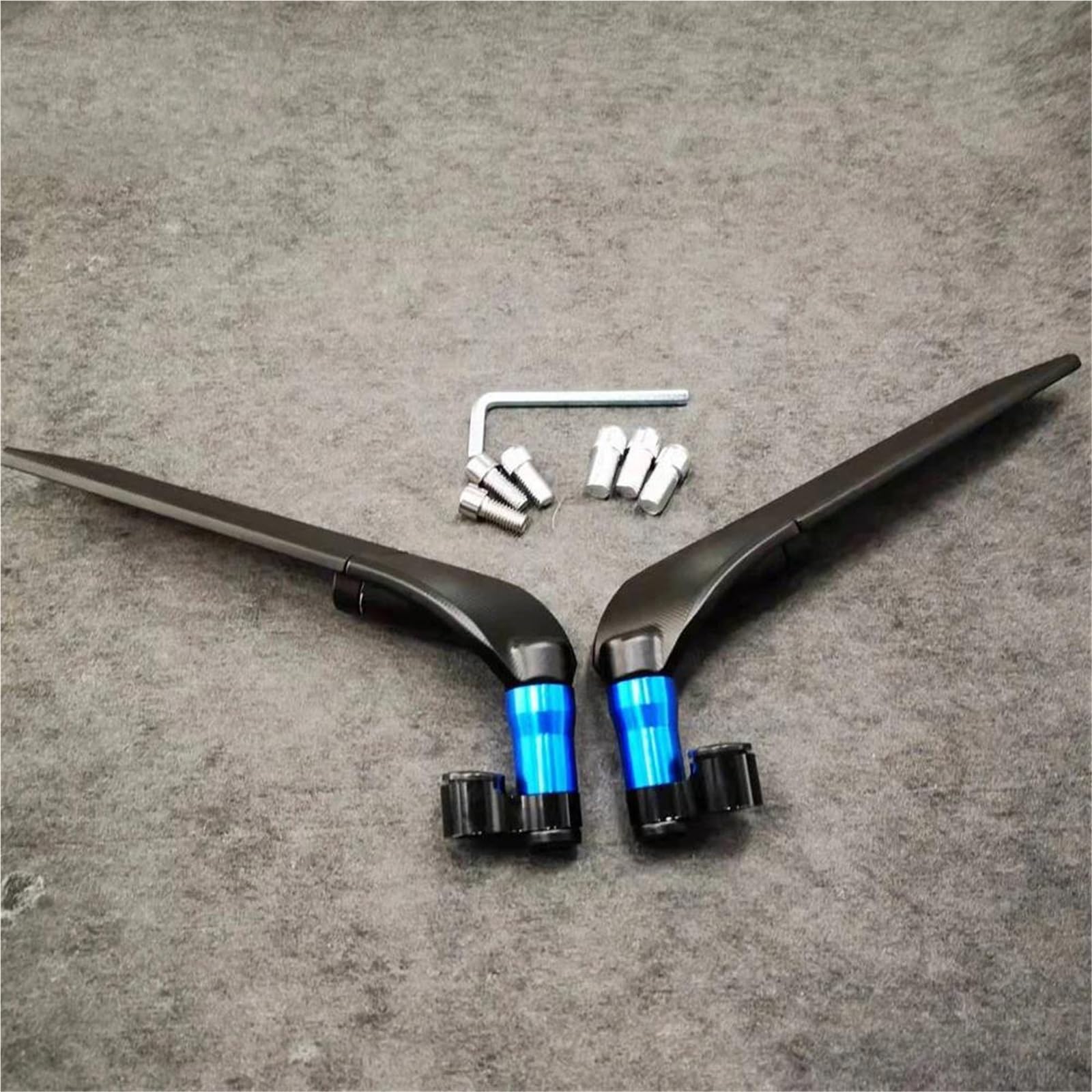 Espejos giratorios Benelli TNT regulables visión trasera azul moto