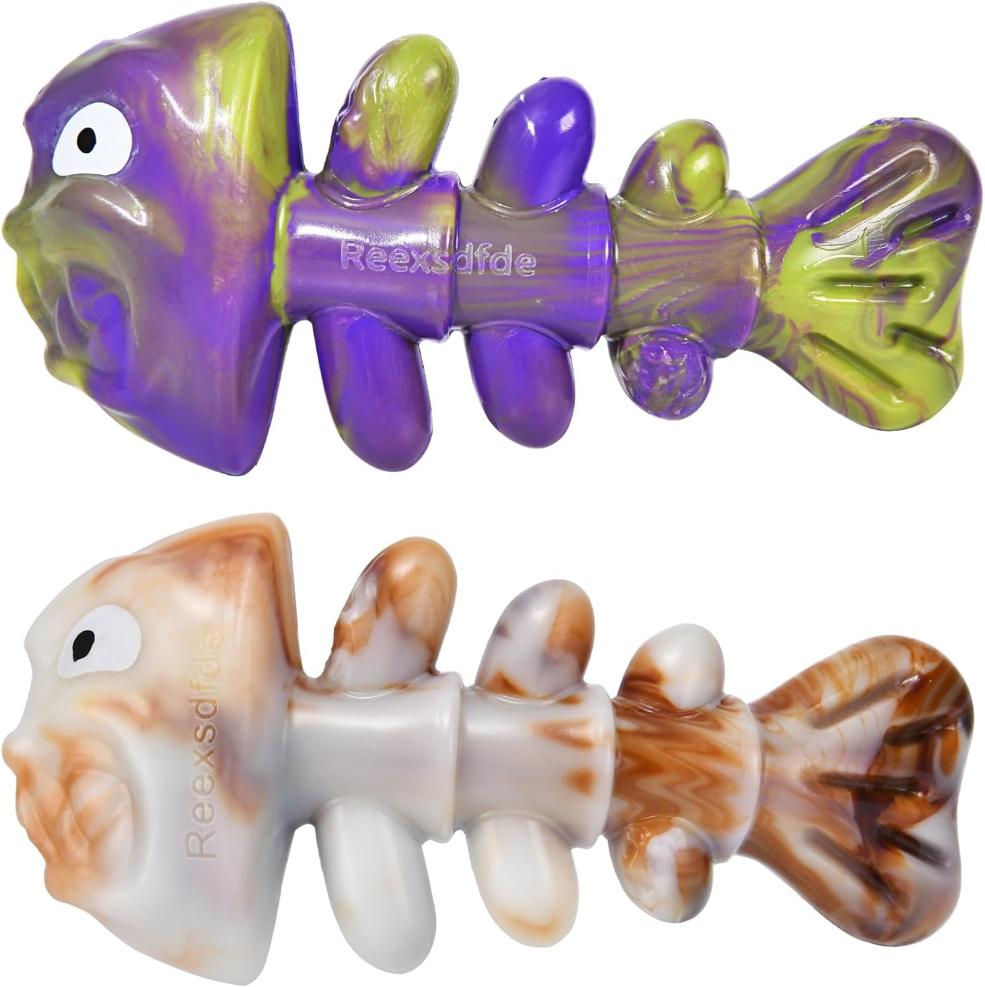 Dog Chew Toys for Aggressive Chewers：2 Pack Indestructible Dog Toy for Large, Medium Breed to Keep Them Busy Bacon and Beef Flavor