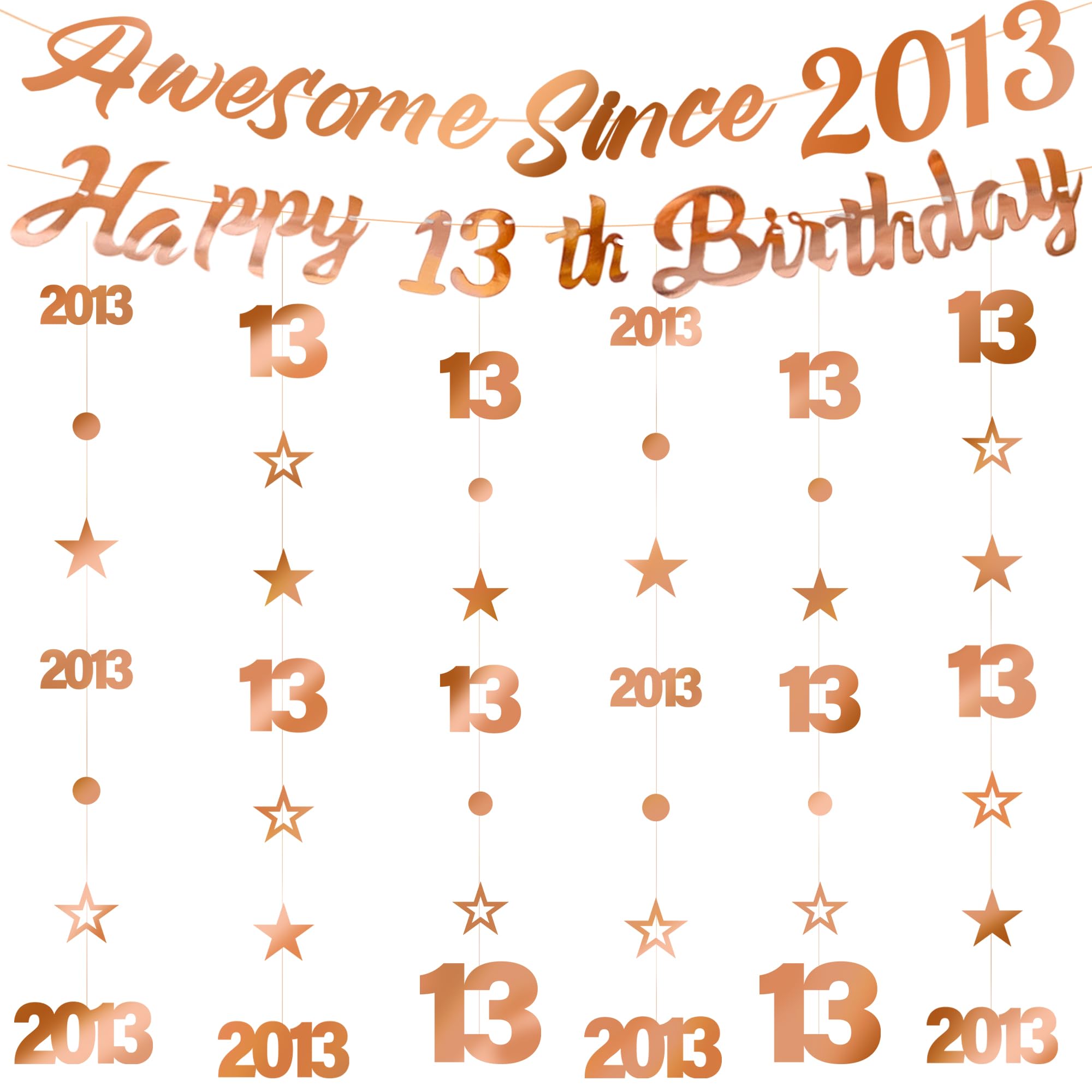 Awesome Since 2013 Happy 13th Birthday : fêtez ses treize ans en beauté