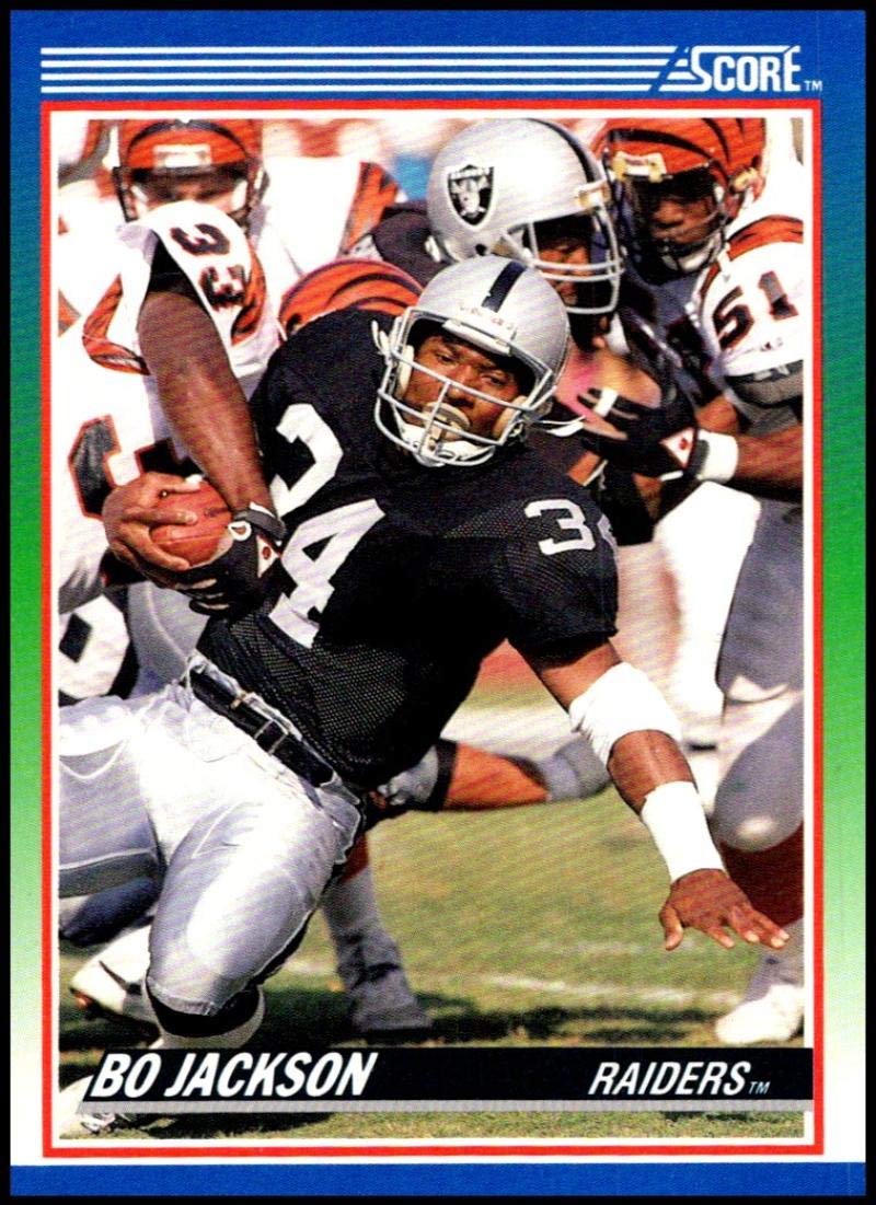 Amazon.com: 1990 Score Football #10 Bo Jackson Los Angeles Raiders 
