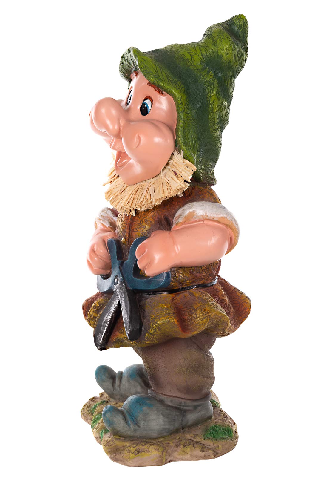 NANO GIGANTE, Nano da giardino XXL, Wichtel da giardino NF13102 Grande 41 cm, Figura da giardino (13102-SET-Coppia-2-Pezzi)