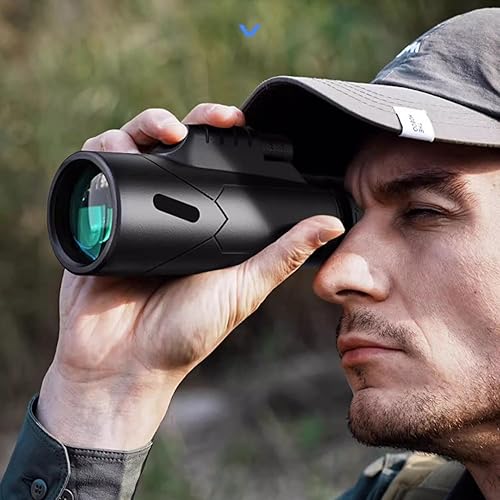 Miniatura 2 de Telescopio Profesional para ver planetas Binoculares para Caza 10X42 Telescopio monocular de alta ampliación con clip de fotos para teléfono móvil,
