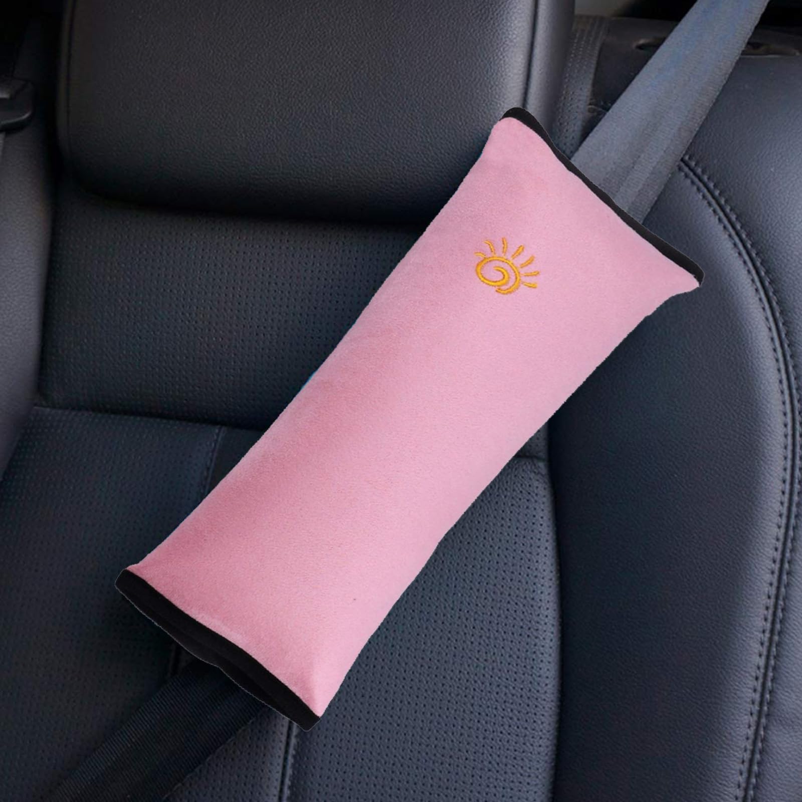 2 protezioni per cinture per bambini, imbottiture per cinture per auto, rimovibili, adatte per l'uso durante le uscite e i viaggi e durante il sonno dei bambini