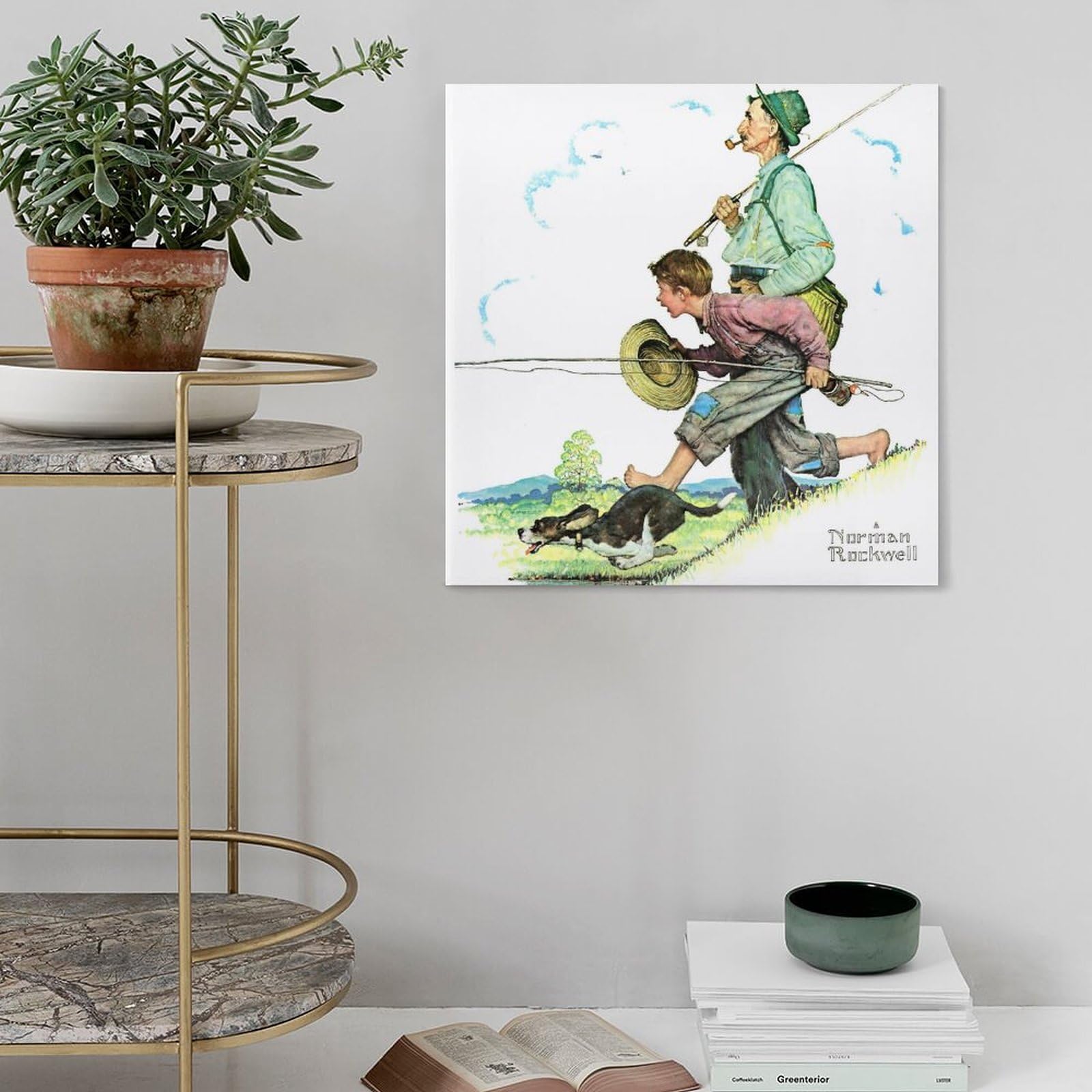 Amazon.co.jp: Norman Rockwell ノーマンロックウェル（おじいちゃんと