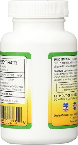 Miniatura 3 de Cápsulas de ácido elágico, 60 unidades