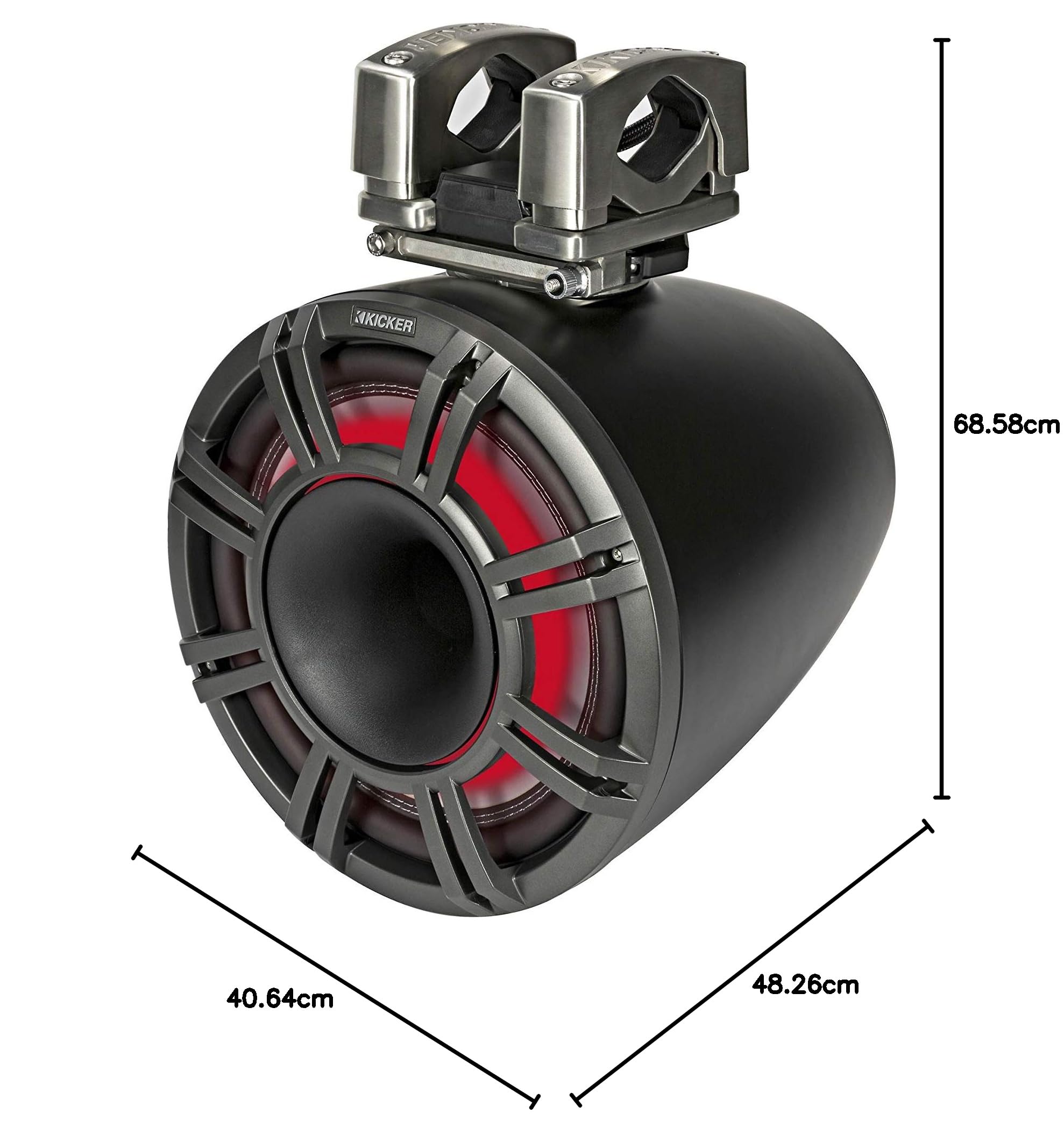 KICKER ALTAVOCES Wake 11" Carbon LED