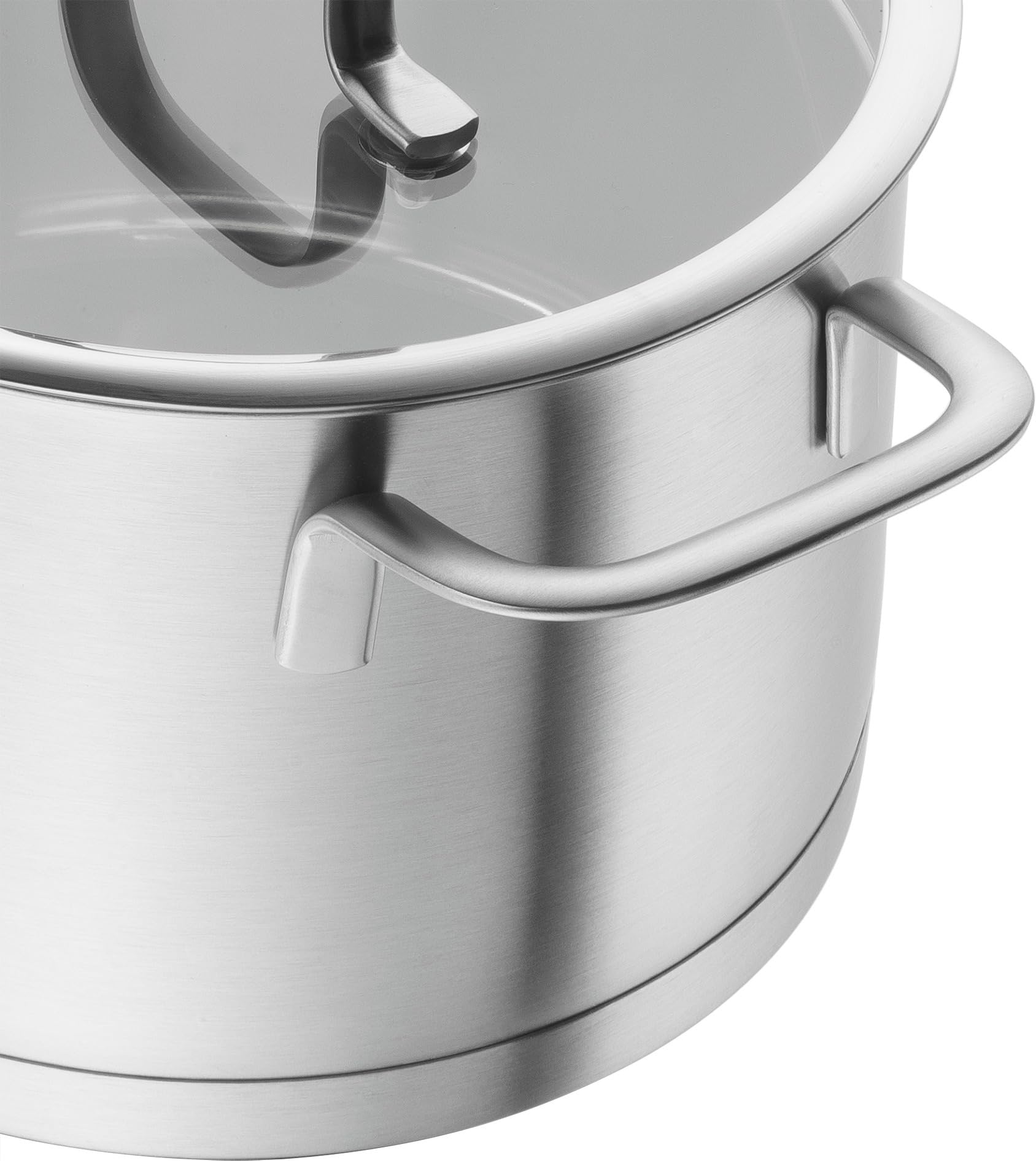 ZWILLING TrueFlow Kochtopfset, 5-teilig, Mit Ausgießfunktion, Induktionsgeeignet, Edelstahl, Silber