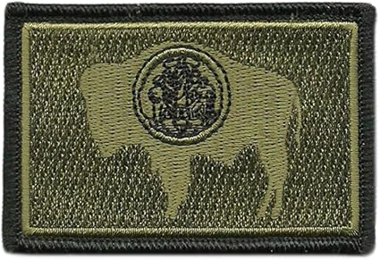 Gadsden and Culpeper Tactical State Patch - Wyoming - View Colors