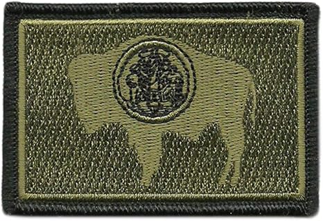 Gadsden and Culpeper Tactical State Patch - Wyoming - View Colors