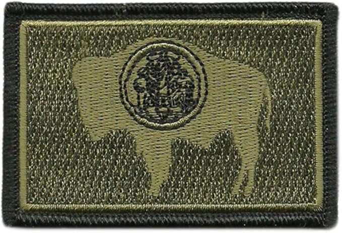 Gadsden and Culpeper Tactical State Patch - Wyoming - View Colors