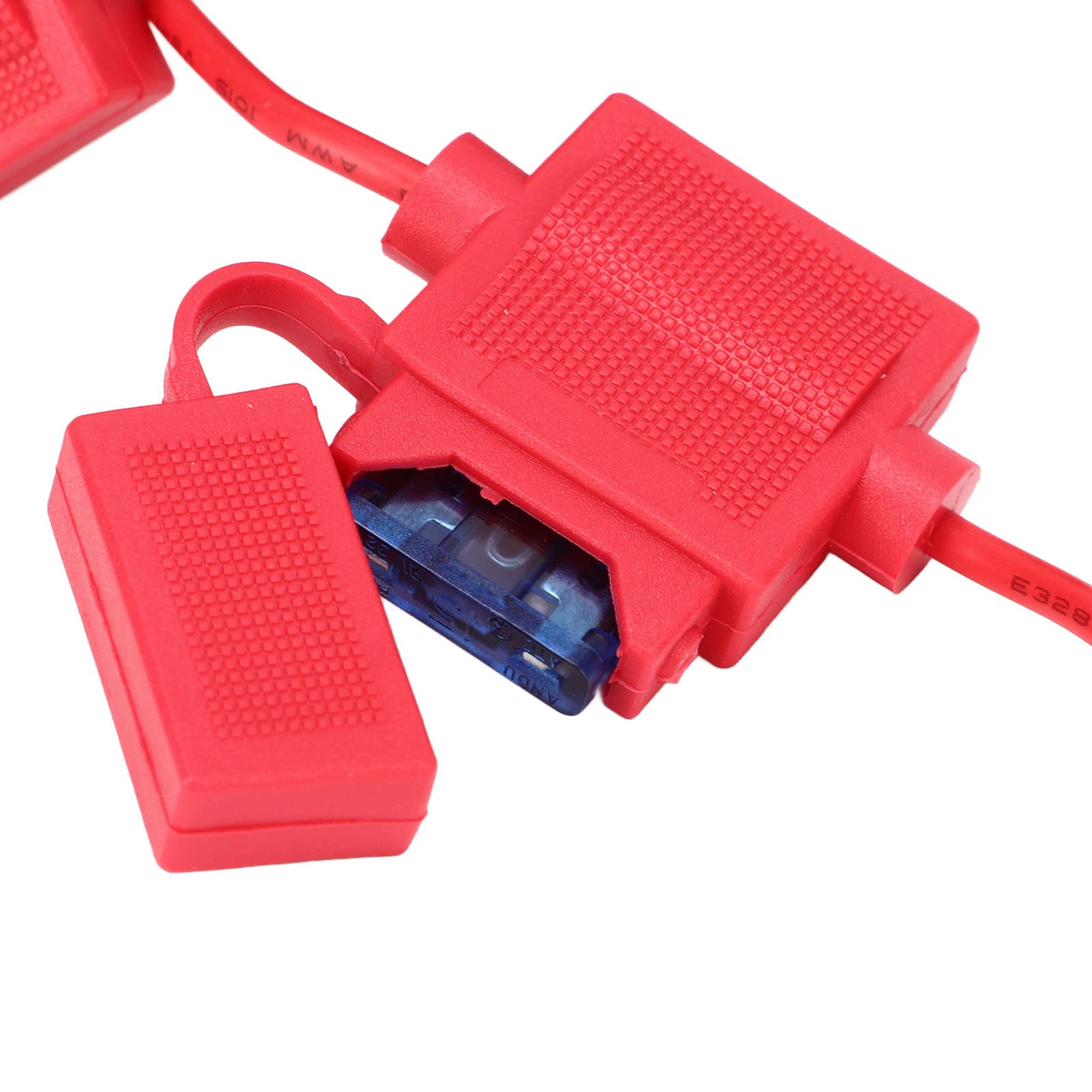 Rocker Switch Panel 4 Gang 12V/24V con Doble USB, Sobrecarga y Luz de Fondo Azul para Automóviles, Vehículos Recreativos, Remolques, UTVS