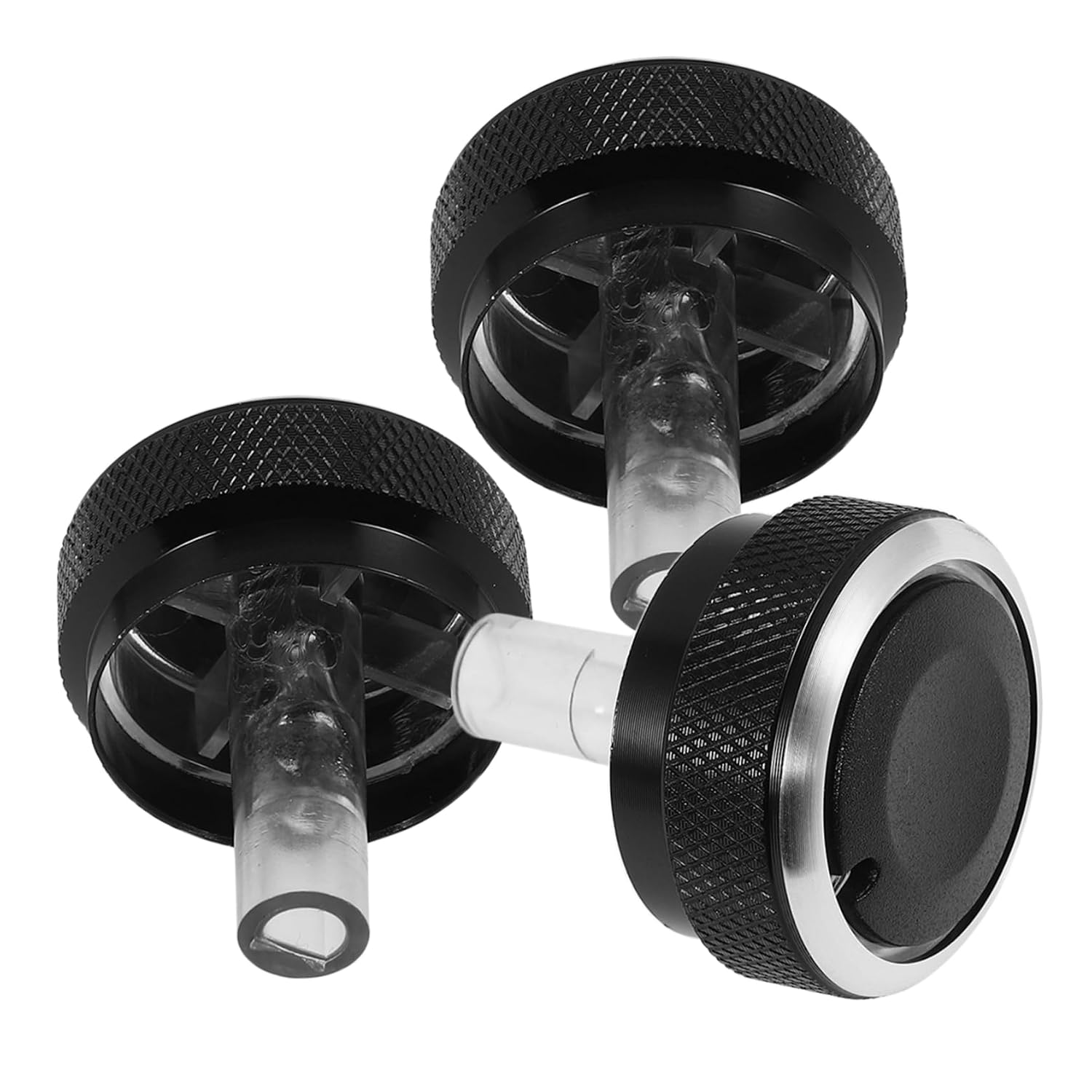 ABOOFAN Conditioner Knobs Aluminum Alloy Heat Control Switch Knobs for 2 07-14 3pcs Set