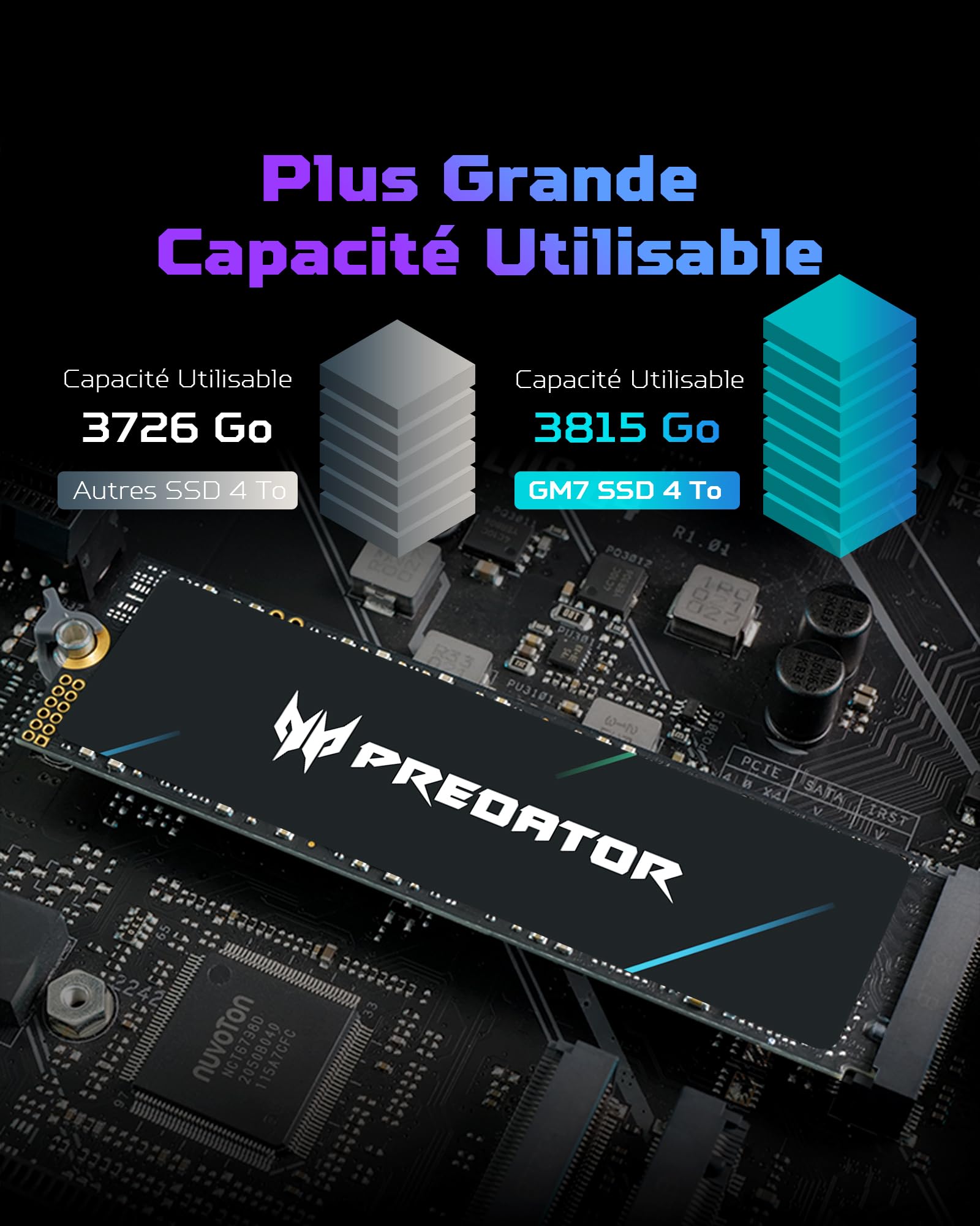 ACER PREDATOR SSD GM7 1Tb M.2 NVMe PCIe Gen 4x4