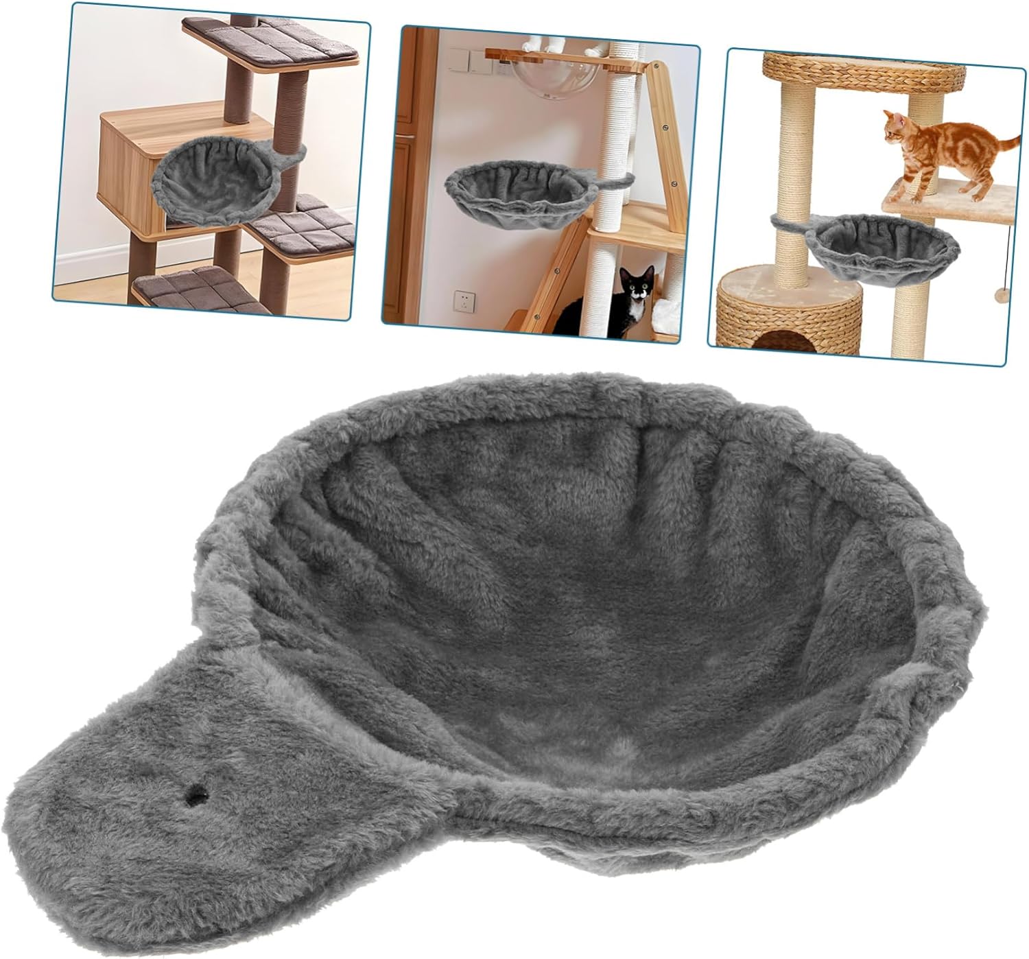 review Toddmomy Cat Tree Cat Nest Cat Tree Basket Accessories Hammock for Cat Tree Cat Tree Tower Hammock Accessories Cat Tree Basket Attachment Cat Tree Basket Upgrade Parts Cat Tree Deep Basket
