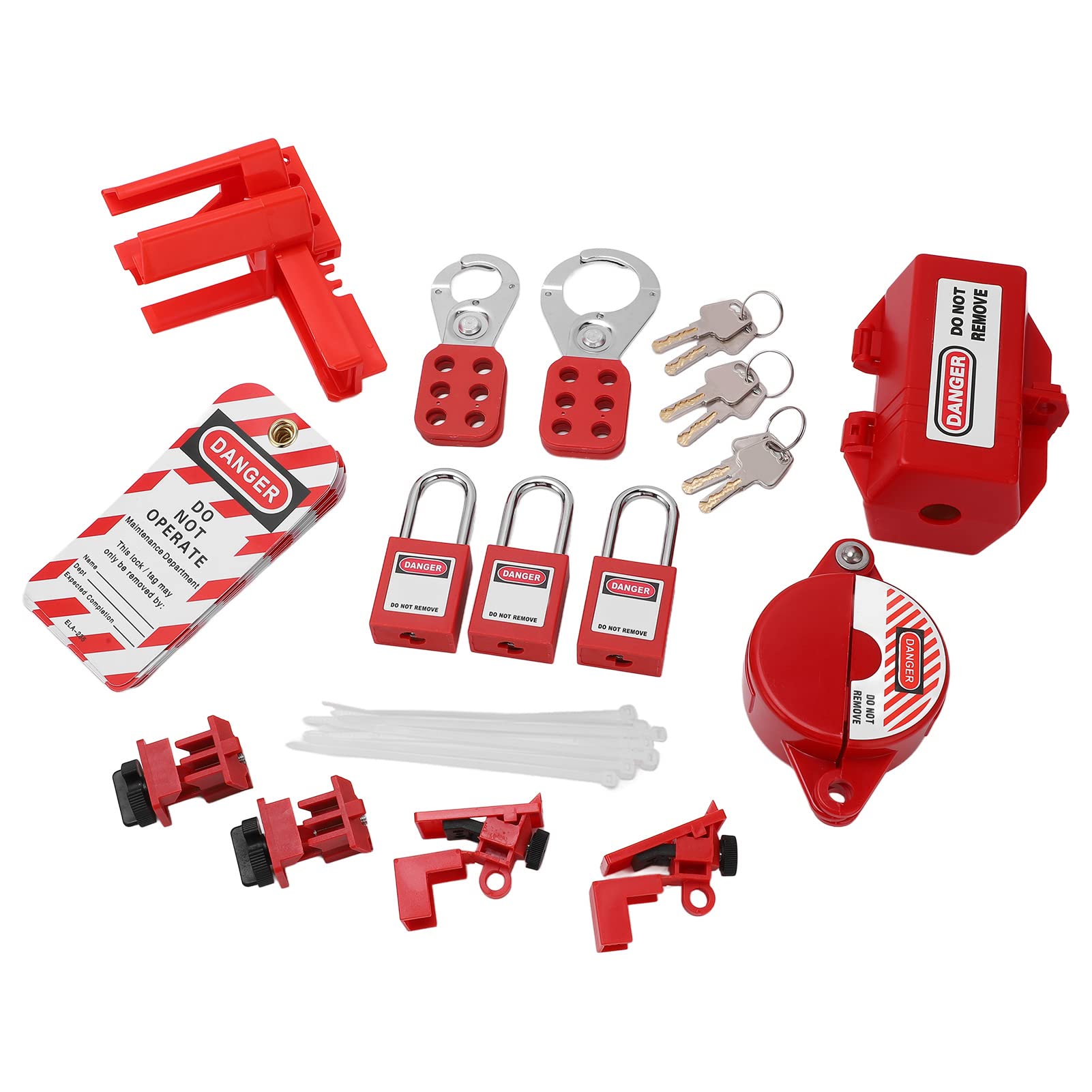Alomejor Lockout Tagout Kit mit Aufbewahrungstasche