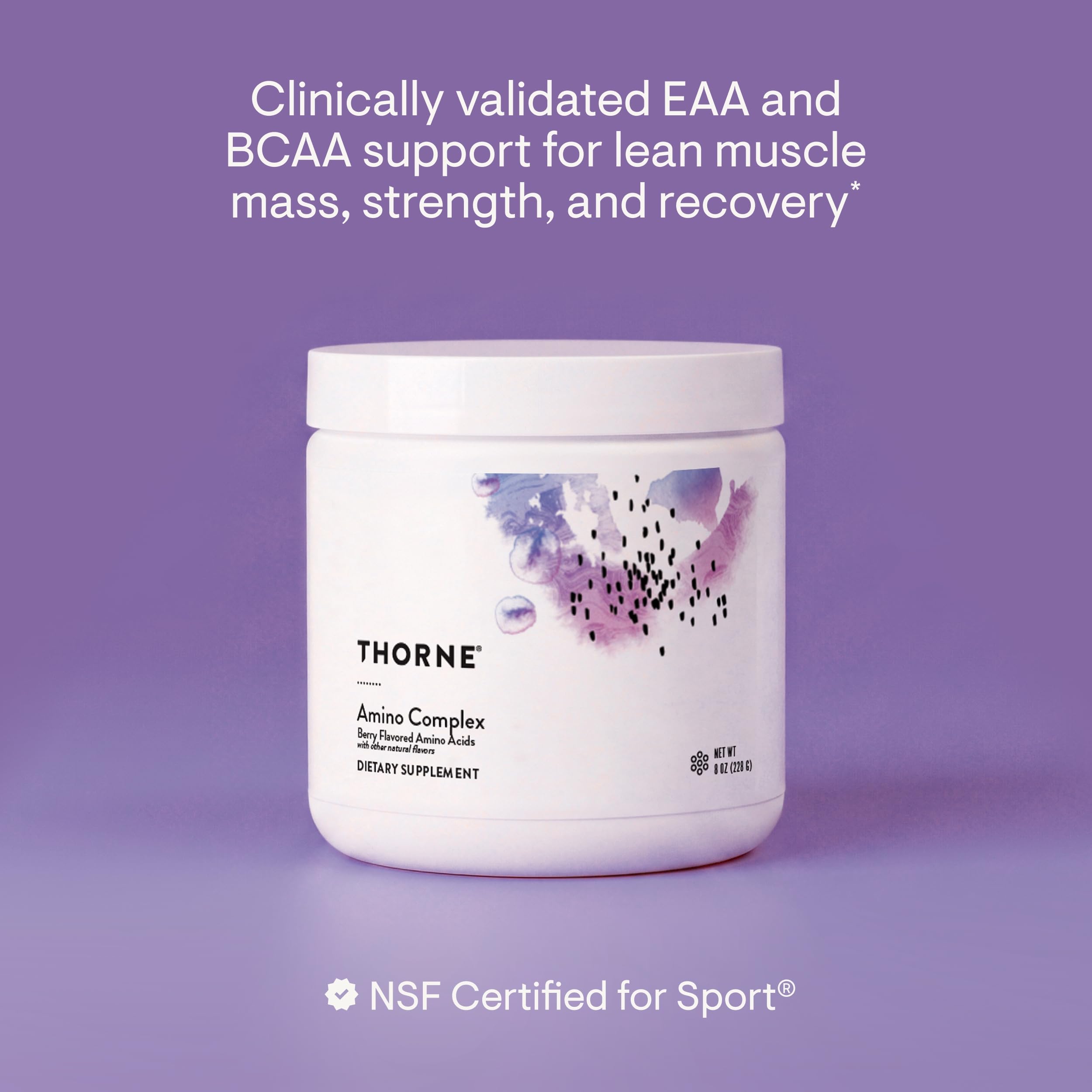 THORNE Amino Complex, Clinically Validated EAA & BCAA Powder, 30 Servings — Amazon image 2
