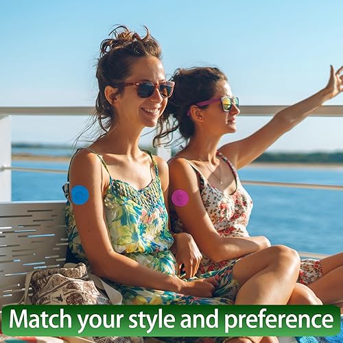 Miniatura 7 de 3 cubiertas impermeables para sensores, paquete de 20 parches adhesivos de estilo libre para libre, 3 cubiertas de sensores, cinta flexible CGM