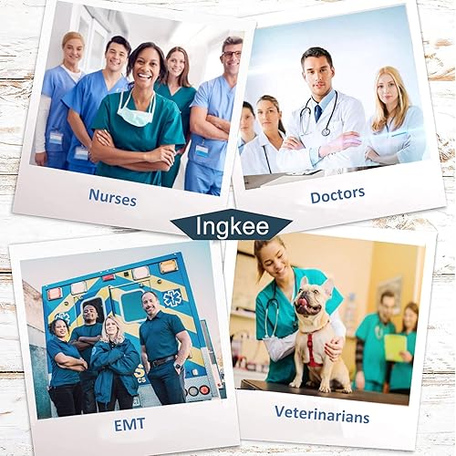 Miniatura 6 de Ingkee Riñonera para enfermera, bolsa de enfermera para mujeres y hombres, cinturón de herramientas para enfermeras, bolsa de enfermeras, Negro -