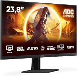 AOC Gaming Moniteur Q24G4RE 24 Pouce 180Hz Fast IPS Dalle, 1ms GtG, HDR10, G-Sync Compatible, (2560x1440 HDMI 1x 2.0 DP 1x 1.4) Noir - 1