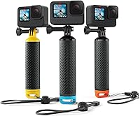 Vista 1 de Mango Flotante Grip Floaty Stick Accesorio Impermeable Compatible con GoPro Hero 13, 12, 11, 10, 9, 8, 7, 6, 5, 4, Session, 3+, 3, Hero(2018), Max