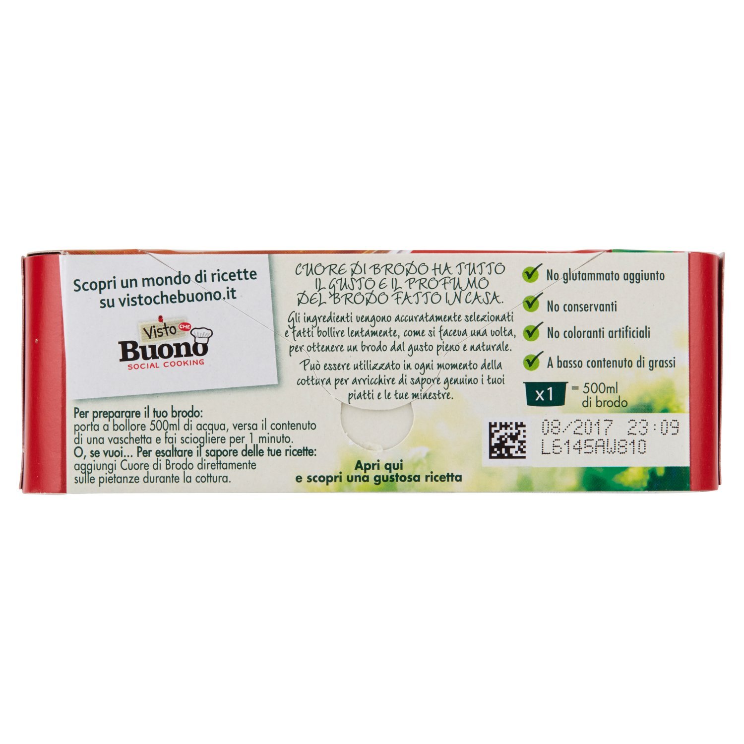 Knorr - Cuore Di Brodo, Manzo, Gia' Pronto, Da Diluire - 112 G 4 Vaschette