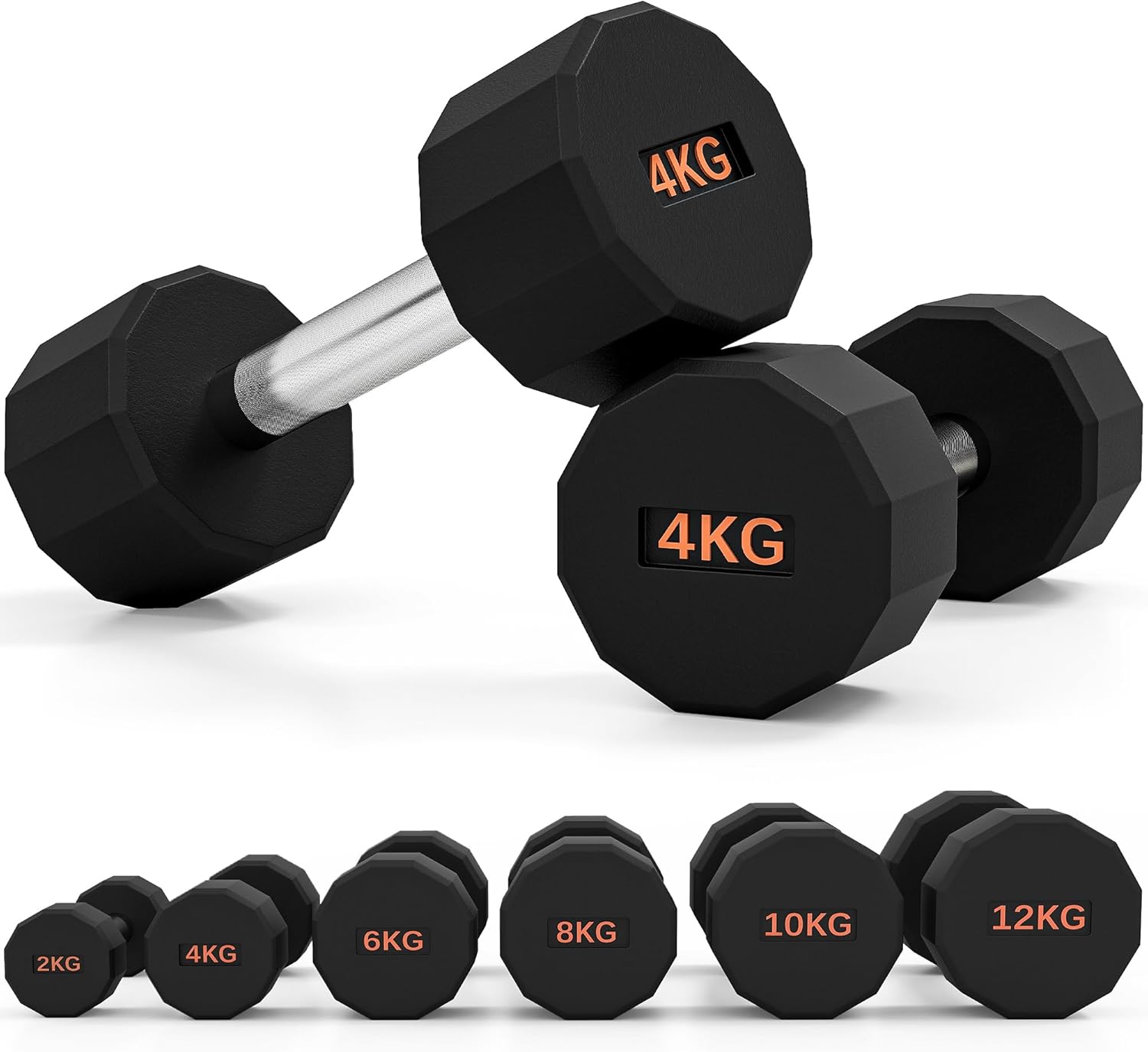 SPORTNOW Dumbbells Set, Hand Weights...