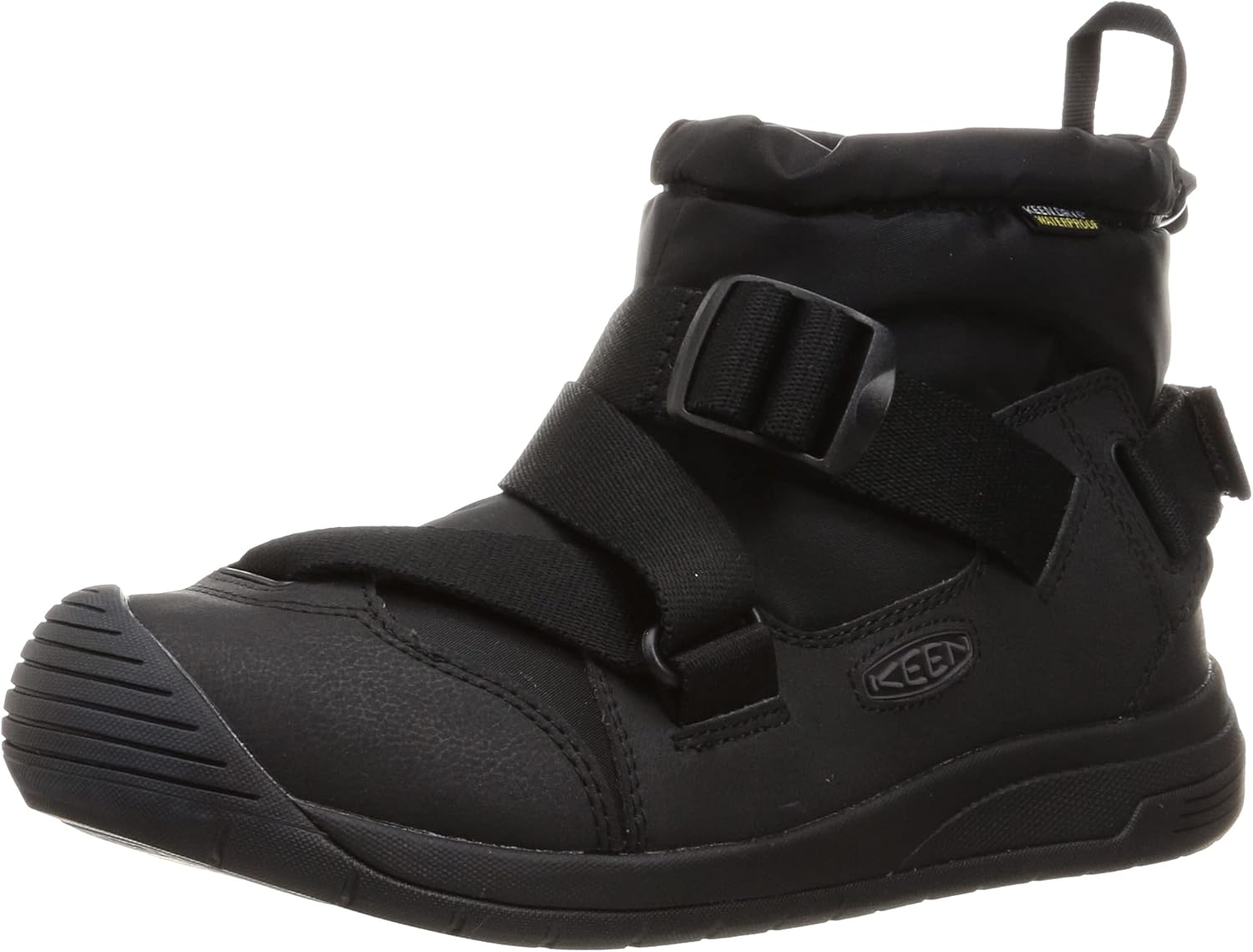 Keen HOODZERRA WP Hood Zera Waterproof Men's Boots, Black/Black, US Men's Size 8.5 (26.5 cm)