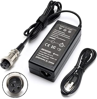 New Upgrade 24V 1.5A 36W Electric Scooter Battery Charger 3-Prong for Razor E100 E200 E300 E125 E150 E175 E500 PR200 E225S E325S MX350 MX400 ZR350 Pocket Mod Sports Mod and Dirt Quad Mini Chopper