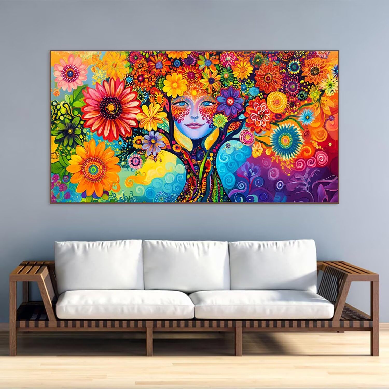 Diamentowe malowanie drzewo, 5D DIY okrągłe rzemiosło 60x120cm z0-30