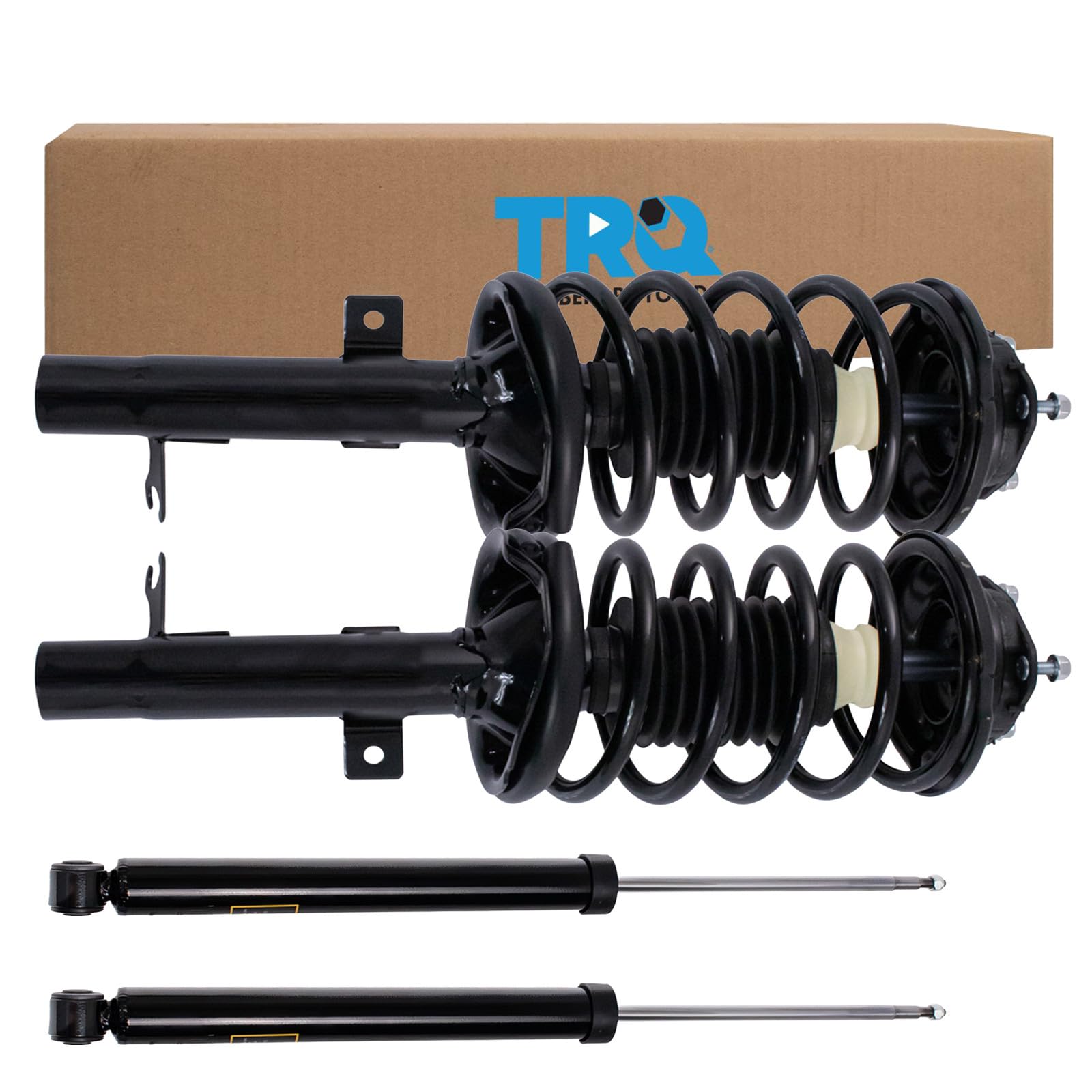 TRQ Front and Rear Complete Strut Assembly &amp; Shock Absorber Kit Complete