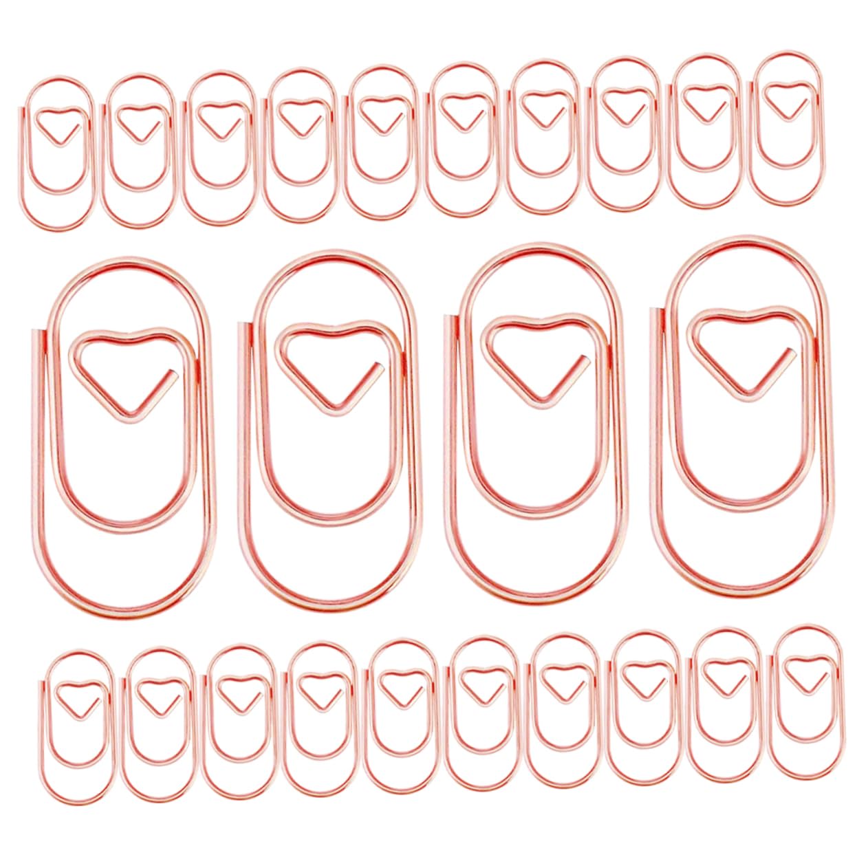ARTIBETTER 5 Set Graffette Metalliche Clip Carta Creative Per Ufficio Scuola E Decorazioni Scrapbooking 200 Pezzi * 5