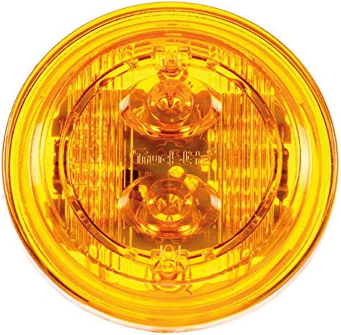 Truck-Lite 30385R 30 Series Red LED Marker/Clearance Lamp (Low Profile 6 Diode Fit N Forget Connection LED)