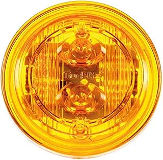Truck-Lite 30385Y 30 Series Yellow 6 Diode LED Marker/Clearance Lamp (Low Profile Fit N Forget Connection)