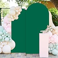 Vista 14 de FUHSY Cubierta de arco de elastano de 6 pies, cubierta de arco verde oscuro, cubiertas de arco de fondo elástico, paneles de arcos, telón de fondo
